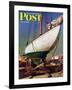 "Dry Dock," Saturday Evening Post Cover, May 25, 1946-John Atherton-Framed Giclee Print