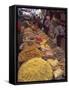 Dry Food on Indoor Stalls in Market, Augban, Shan State, Myanmar (Burma)-Eitan Simanor-Framed Stretched Canvas