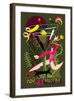 Dry Martini, 2017-Yuliya Drobova-Framed Giclee Print