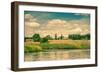 Dry Prairie by the River-Polarpx-Framed Photographic Print