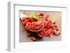 Dry Red Goji Berries for a Healthy Diet-Olga Krig-Framed Photographic Print