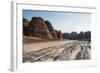 Dry River and Beehive-Like Mounds in the Purnululu National Park-Michael Runkel-Framed Photographic Print