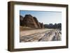 Dry River and Beehive-Like Mounds in the Purnululu National Park-Michael Runkel-Framed Photographic Print