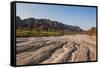 Dry River and the Beehive-Like Mounds in the Purnululu National Park-Michael Runkel-Framed Stretched Canvas