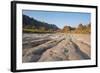 Dry River before the The Beehive-Like Mounds in the Purnululu National Park-Michael Runkel-Framed Photographic Print