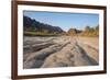 Dry River before the The Beehive-Like Mounds in the Purnululu National Park-Michael Runkel-Framed Photographic Print