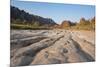 Dry River before the The Beehive-Like Mounds in the Purnululu National Park-Michael Runkel-Mounted Photographic Print