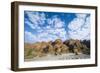 Dry River before the The Beehive-Like Mounds in the Purnululu National Park-Michael Runkel-Framed Photographic Print