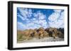 Dry River before the The Beehive-Like Mounds in the Purnululu National Park-Michael Runkel-Framed Photographic Print