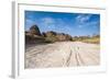 Dry River before the The Beehive-Like Mounds in the Purnululu National Park-Michael Runkel-Framed Photographic Print