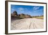 Dry River before the The Beehive-Like Mounds in the Purnululu National Park-Michael Runkel-Framed Photographic Print