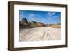 Dry River before the The Beehive-Like Mounds in the Purnululu National Park-Michael Runkel-Framed Photographic Print