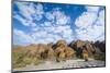 Dry River before the The Beehive-Like Mounds in the Purnululu National Park-Michael Runkel-Mounted Photographic Print