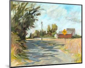 Dry Slough Road-Kris Ekstrand-Mounted Art Print