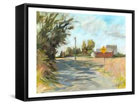 Dry Slough Road-Kris Ekstrand-Framed Stretched Canvas