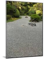 Dry Stone Garden in Hokoku-Ji Temple,Kamakura City, Honshu Island, Japan-Kober Christian-Mounted Photographic Print