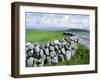 Dry Stone Wall, County Clare, Munster, Eire (Republic of Ireland)-Graham Lawrence-Framed Photographic Print