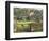 Dry Stone Wall, Gate and Stone Cottages, Snowshill Village, the Cotswolds, Gloucestershire, England-David Hughes-Framed Photographic Print