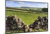 Dry Stone Wall, with View across a Beautiful Typical Country Landscape in Spring-Eleanor Scriven-Mounted Photographic Print