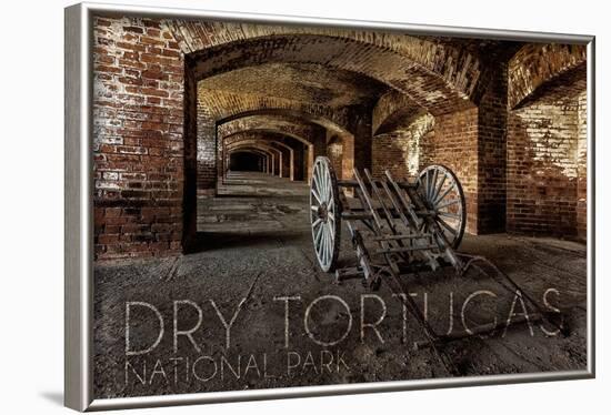 Dry Tortugas National Park, Florida - Fort Jefferson Arches-Lantern Press-Framed Art Print