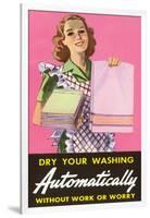 Dry Your Washing Automatically-null-Framed Art Print