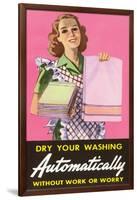 Dry Your Washing Automatically-null-Framed Art Print