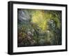 Dryad And The Dragonfly-Josephine Wall-Framed Giclee Print