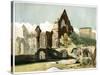 Dryburgh Abbey, C1850-null-Stretched Canvas