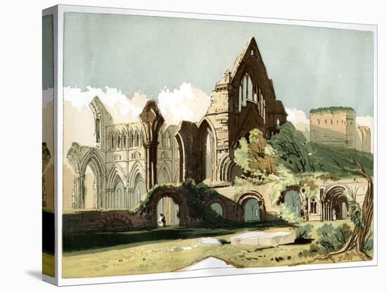 Dryburgh Abbey, C1850-null-Stretched Canvas