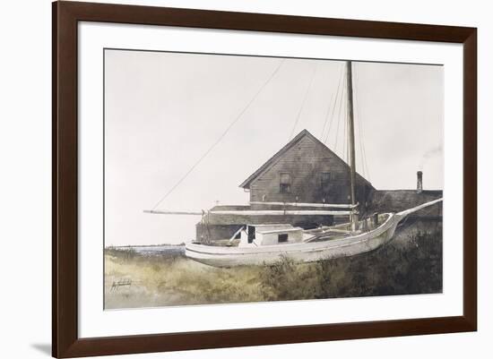 Drydocked-Ray Hendershot-Framed Art Print