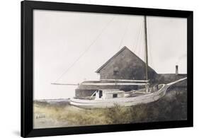 Drydocked-Ray Hendershot-Framed Art Print