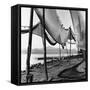 Drying Fishing Nets in Janitzio-null-Framed Stretched Canvas