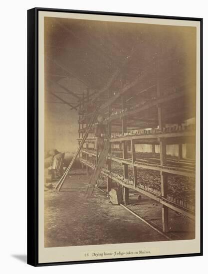Drying house , 1877-Oscar Jean Baptiste Mallitte-Framed Stretched Canvas
