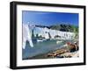 Drying Laundry on the Beach, St. Lucia-Angelo Cavalli-Framed Photographic Print