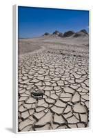 Drying Mud Stream Originating from a Mud Volcano, Qobustan, Azerbaijan-Michael Runkel-Framed Photographic Print