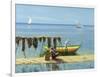 Drying Nets: Abu Dhabi-Edward Dawson-Framed Giclee Print