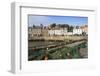 Drying Nets by the Harbour at Pittenweem, Fife, Scotland, United Kingdom, Europe-James Emmerson-Framed Photographic Print