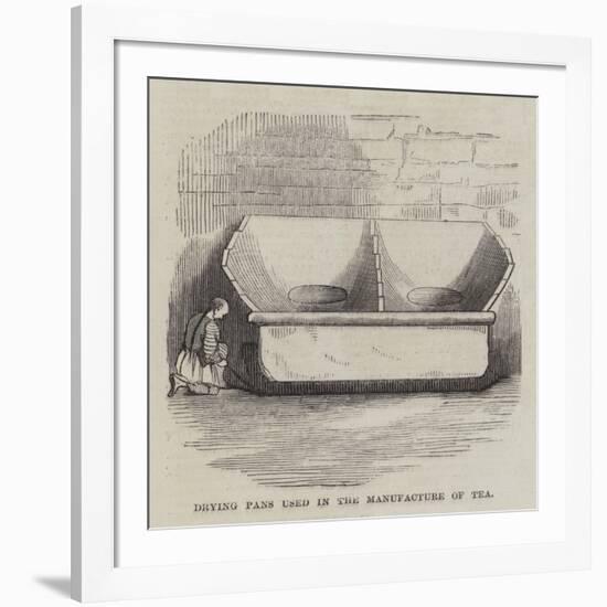 Drying Pans Used in the Manufacture of Tea-null-Framed Giclee Print