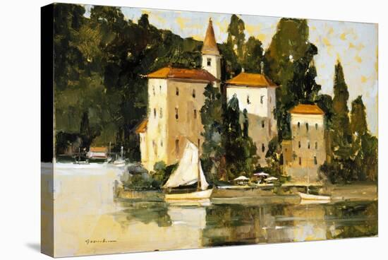 Drying Sails-Ted Goerschner-Stretched Canvas