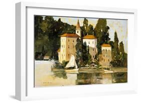 Drying Sails-Ted Goerschner-Framed Giclee Print