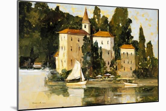 Drying Sails-Ted Goerschner-Mounted Giclee Print