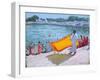 Drying Sari, Pushkar-Andrew Macara-Framed Giclee Print