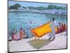 Drying Sari, Pushkar-Andrew Macara-Mounted Giclee Print