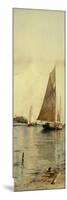 Drying the Sails, Oyster Boats, Patchogue, Long Island-Alfred Thompson Bricher-Mounted Giclee Print