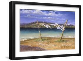 Drying the Whites, 2004-Anthony Rule-Framed Giclee Print