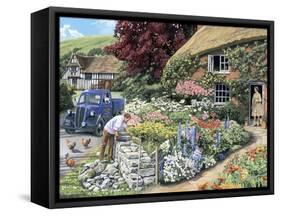 Drystone Walling-Trevor Mitchell-Framed Stretched Canvas