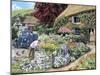 Drystone Walling-Trevor Mitchell-Mounted Giclee Print