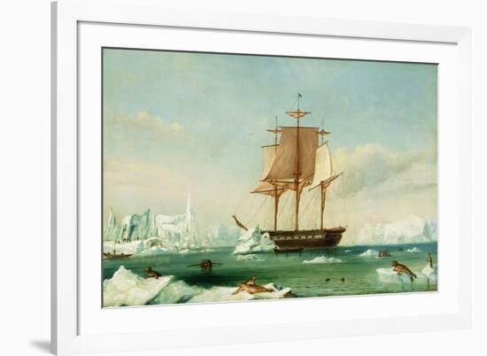 Dss 'Vincennes'-Captain Charles Wilkes-Framed Giclee Print