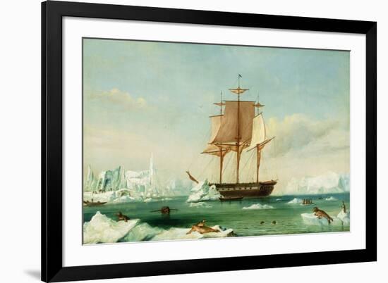 Dss 'Vincennes'-Captain Charles Wilkes-Framed Giclee Print