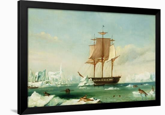 Dss 'Vincennes'-Captain Charles Wilkes-Framed Giclee Print